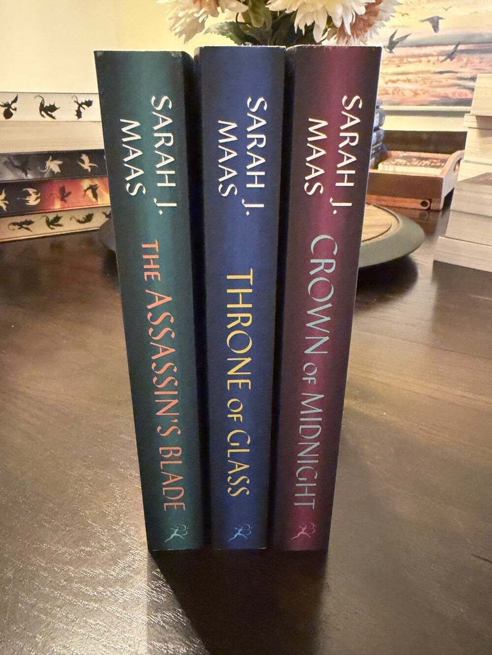 Sarah J. Maas Throne of Glass Paperback First 2 Books plus Novella